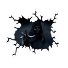 Car Rear Windshield Decal for Halloween with Silent Horror Theme 35*30cm