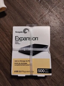 Seagate 500GB Expansion External Portable Hard Drive Storage - Black - Afbeelding 1 van 1