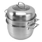 Steam Pot Stainless Steel Multi Layer Cookware Pot For Gas Stove