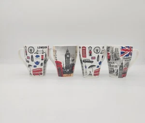 London Souvenir Mugs Tea Coffee Ceramic Landmark Union Jack Gift Box - Picture 1 of 8