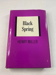 Henry Miller Black Spring - Grove Press Bookthrift Reprint, HC/DJ - Fabulous - Imagen 1 de 12