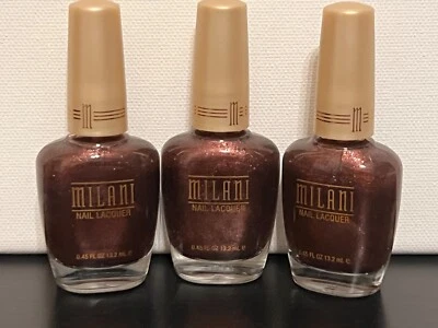 Milani Nail Lacquer  33A Mulberry Sugar Lot of 3 New Free Shipping - Image 1 of 2