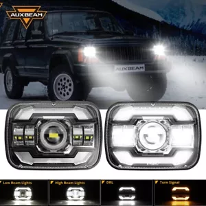 Auxbeam 7x6" LED Headlight Hi/Lo Beam DRL for Ford F-150 F-250 F-350 1978-1986 - Picture 1 of 12