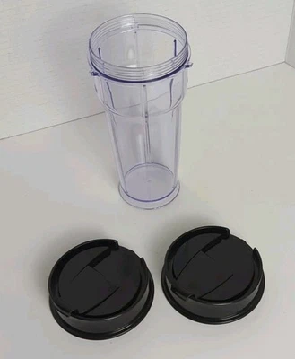 Taza licuadora alta de un solo servicio Farberware y tapa abatible solo taza OEM 13,5 fl oz Foto 1 de 4
