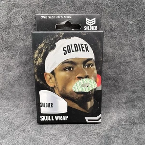 Soldier Skull Wrap Moisture Wicking Micro Poly breathable head band White - Picture 1 of 2