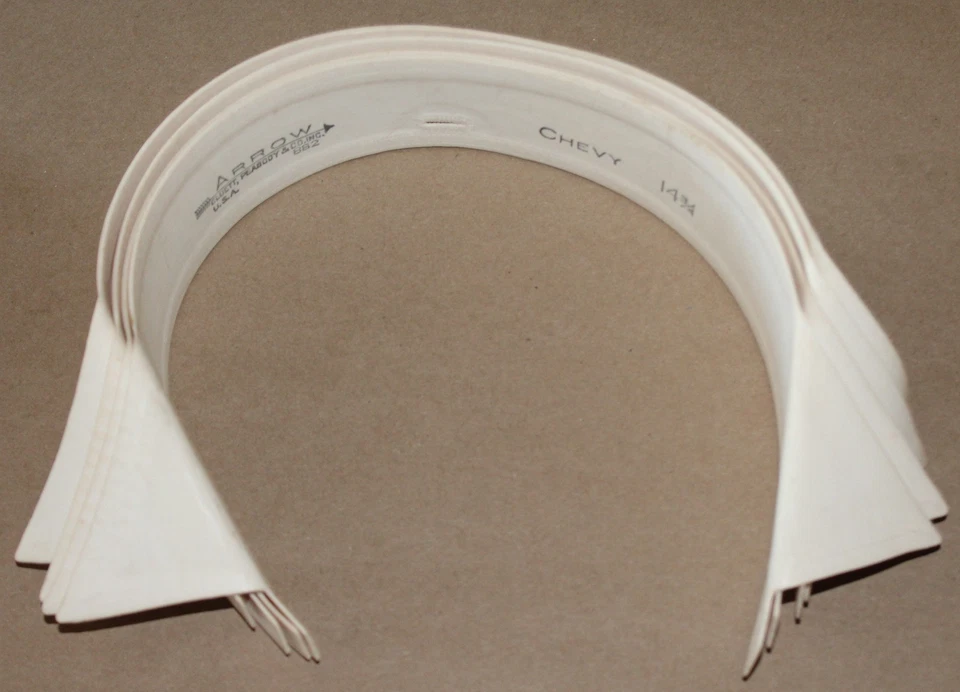 Винтажные Эдвардианские Съемные Мужские Ошейники Бумажная Ткань 14 3/4 Стрела Chevy - Изображение 1 из 1