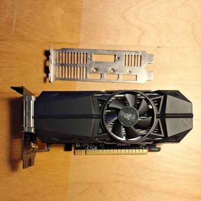 GTX 1050 Ti LP Low profile Graphics Card 4GB Geforce Nvidia Gigabyte Tested - Image 1 of 4