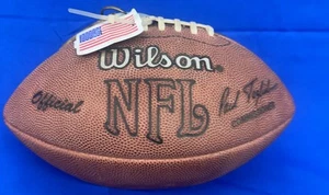 Vintage Wilson NFL Football Paul Tagliabue Official Original Game Ball On Field - Picture 1 of 12
