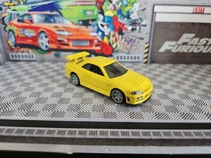 NISSAN SKYLINE GT-R R34 Hot Wheels 33rd Convention Custom on Real Riders New - Picture 1 of 18