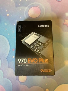 Samsung 970 EVO Plus 500GB MZ-V7S500 Internal NVMe M.2 SSD up to to 3,500 MB/s - Afbeelding 1 van 3
