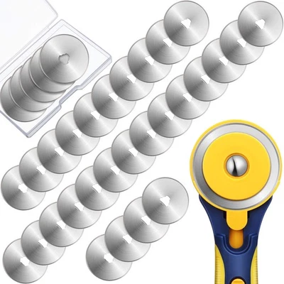 36 Packs Rotary Cutter Blades Replacement Blades Compatible with Fiskars Olfa... - Image 1 of 4