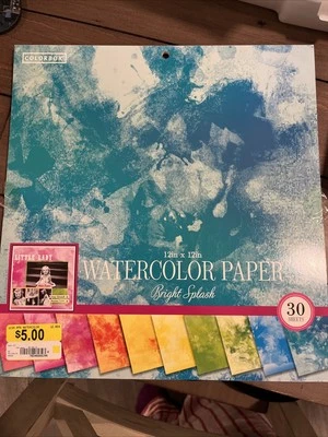 Colorbok Bright Splash 12x12 Cardstock 30 Sheets Brand New Scrapbooking Crafts - Image 1 of 2