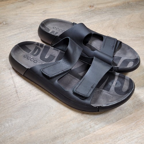 ECCO Sandalo donna Cozmo due bande slide taglia 8 8 5 EU 39 nero