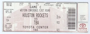 UTAH JAZZ @ HOUSTON ROCKETS 2008 Western Conf 1st Round GM C Ticket! - Picture 1 of 1