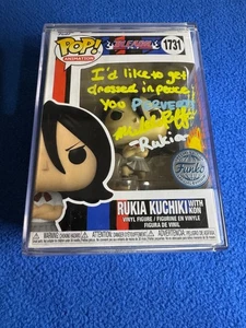 Funko Pop! Bleach Rukia Kuchiki #1731 signiert Michelle Ruff mit KON Skizze RAR - Bild 1 von 7