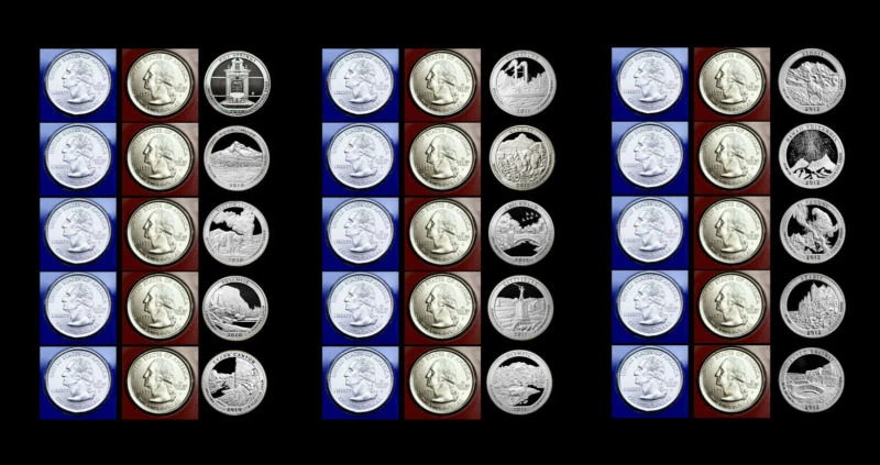 2010 2011 2012 P+D+S America the Beautiful National Park Quarter Mint Proof Set - Image 1 of 4