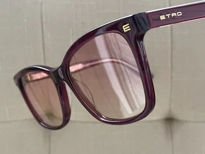 ETRO Women Sunglasses Burundy Red Frame ET2603 52[]16 140 Eye Wear Shades - Image 1 of 4