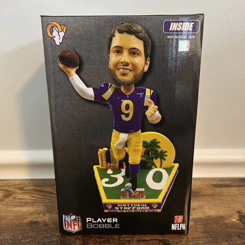 Matthew Stafford Los Angeles Rams Road To Super Bowl Bobblehead /356 FOCO /356 Cover