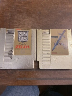 Legend Of Zelda 1 & II NES Nintendo - Image 1 of 3