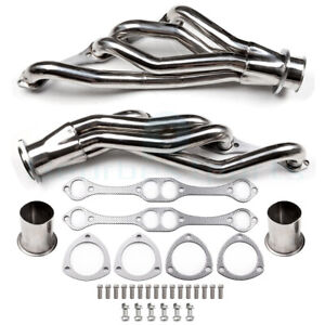 FOR 67-81 F-BODY SMALL BLOCK SBC 265-400 T-304 CLIPSTER HEADER/EXHAUST MANIFOLD