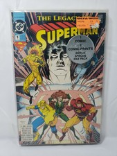 DC Comics The Legacy of Superman TOYS R US Comic Pack Pedigree With Wax Pack