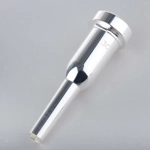 Bocchino per tromba standard placcato argento, 3C per principianti - Foto 1 di 8