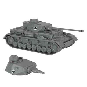 BMC CTS WW2 German Panzer IV Tank Classic Toy Soldier GRAU Plastik Armee Fahrzeug - Bild 1 von 5