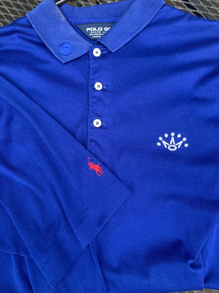 Scotty Cameron Circle T Ralph Lauren Crown Pima 棉高尔夫 Polo 男式 M 码 — 第 1/4 张图片