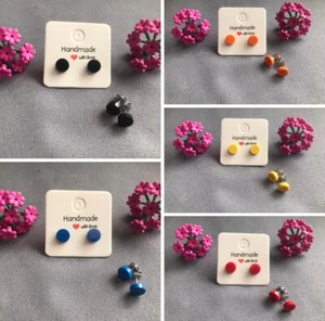 Handmade LEGO stud Earrings -  Christmas gift idea - Various colours available - Picture 1 of 11