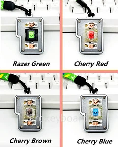 ISO Enter Switch Tester Aluminium Alloy Case Cherry / Razer Switches PBT Keycap - Picture 1 of 17