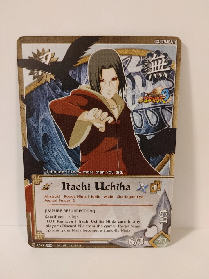 Itachi Uchiha [Impure Resurrection] Ninja 1677 Uncommon S28 Ultimate Ninja Storm - Image 1 of 1