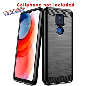 Funda Delgada Suave Impermeable Fibra de Carbono para Motorola Moto G Play (2021) XT2093 NUEVA - Imagen 1 de 2