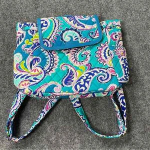 Zaino Vera Bradley Waikiki blu design paisley per viaggi eleganti e tutti i giorni - Foto 1 di 6