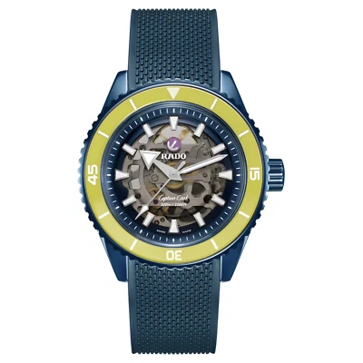 Nuevo Reloj para Hombre Rado Captain Cook Alta Tecnología Cerámica Esqueleto Esfera Azul R32152208 Foto 1 de 4