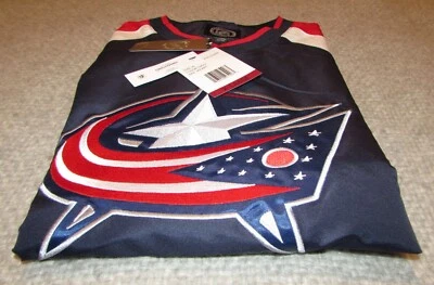 NHL GIII Columbus Blue Jackets Pullover Stitched XL Logo Jacket NEW with Tags ! - Image 1 of 4