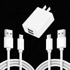 High Efficiency Portable 2x Cable Dual USB Power Adapter Charger For All Phones