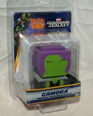 Guardianes Galaxia GOTG Gamora Madera Tótem Tiki Figura Apilable Juguete Nuevo Nuevo de Lote Antiguo en Paquete Foto 1 de 4