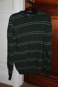 Maine New England Men’s Knit Jumper Sweater Striped Size Small - Picture 1 of 2