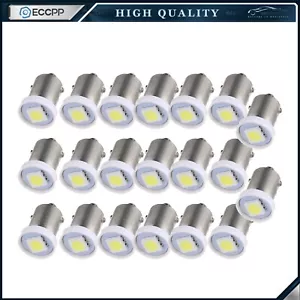 20Pcs BA9S White 1SMD LED DASH Instrument Cluster Light Lamp Gauge Bulb For Ford - Picture 1 of 1