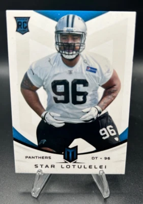 2013 Panini Momentum Star Lotulelei RC Black #185 SSP /5 Carolina Panthers - Image 1 of 2