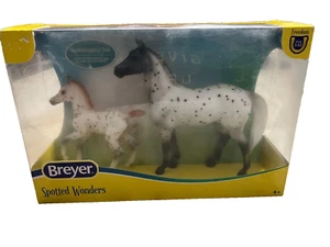 New Breyer Spotted Wonders Knabstrupper and Foal Horse Set 62207 - Picture 1 of 5