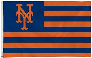 New York Mets Premium Flag Banner, 3x5 Feet, Country Design, Metal Grommets - Picture 1 of 4