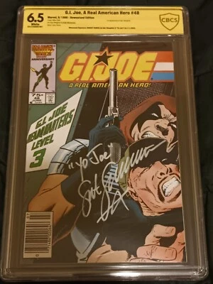 G. I. Joe, A Real American Hero #48 Signed Sgt. Slaughter And "Yo Joe" - Image 1 of 3