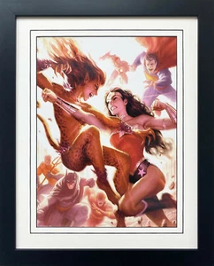 Póster de cómic acoplado enmarcado personalizado de DC ""Liga de la Justicia Vol 2 #13" JOHNS FRIEND - Imagen 1 de 4