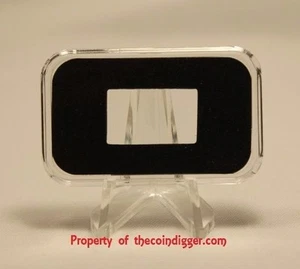3 AIR-TITE Direct Fit Capsule for 10 GRAM Gold Bar Holder Acrylic Case Airtite - Picture 1 of 5