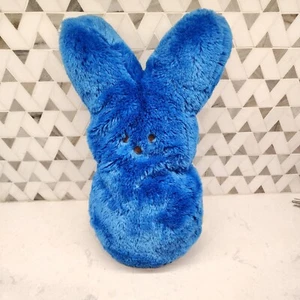 Just Born Peeps LARGE BLUE BUNNY PEEP 14" Plush STUFFED ANIMAL Toy 2014 - Picture 1 of 5