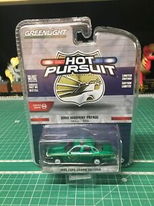 Greenlight 1:64 1995 Ford Crown Victoria - Ohio Highway Patrol (CHASE Green)