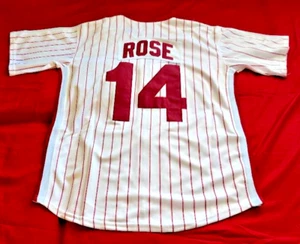 New Phiadelphia Phillies Pet Rose MLB Jersey Adult Men's Medium - Picture 1 of 2