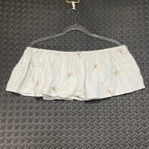 Fascia donna ZARA bianca stampa floreale abbigliamento casual taglia XS - Foto 1 di 7