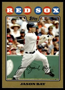2008 Topps Updates & Highlights Gold Jason Bay /2008 Boston Red Sox #UH216 - Picture 1 of 2
